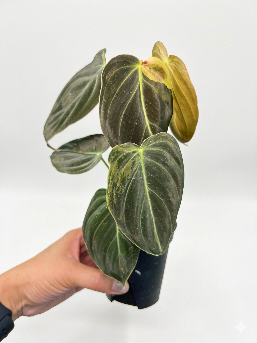 Philodendron Melanochrysum Variegado "4