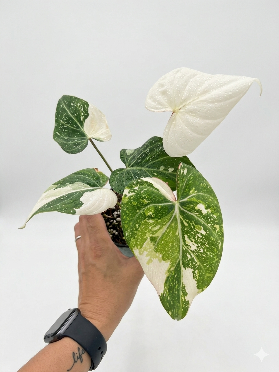 Philodendron Gloriosum Albo Galaxy “4